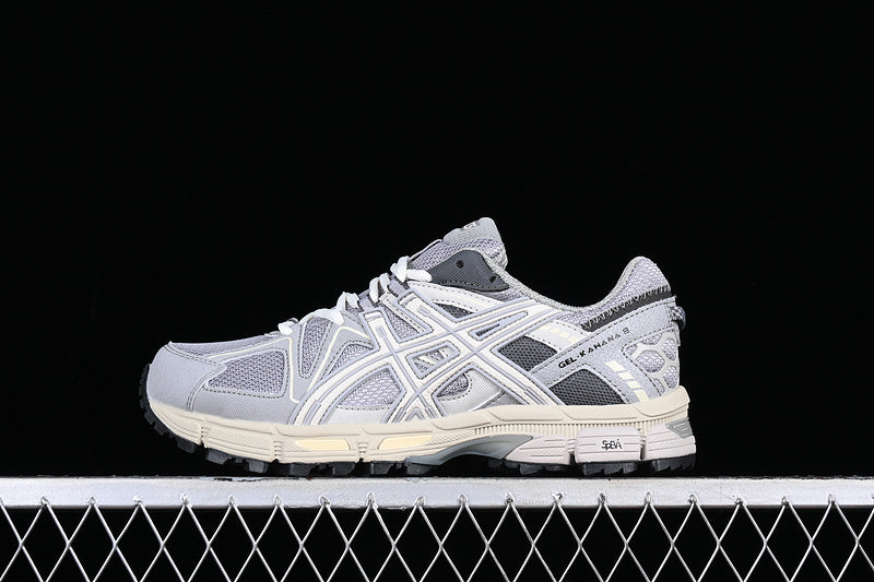 AsicsMens gel kahana 8 - Silver/Dark Grey