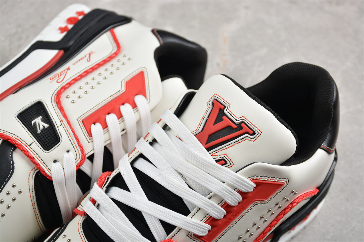 LouisVuitton Trainer - White/Red/Black