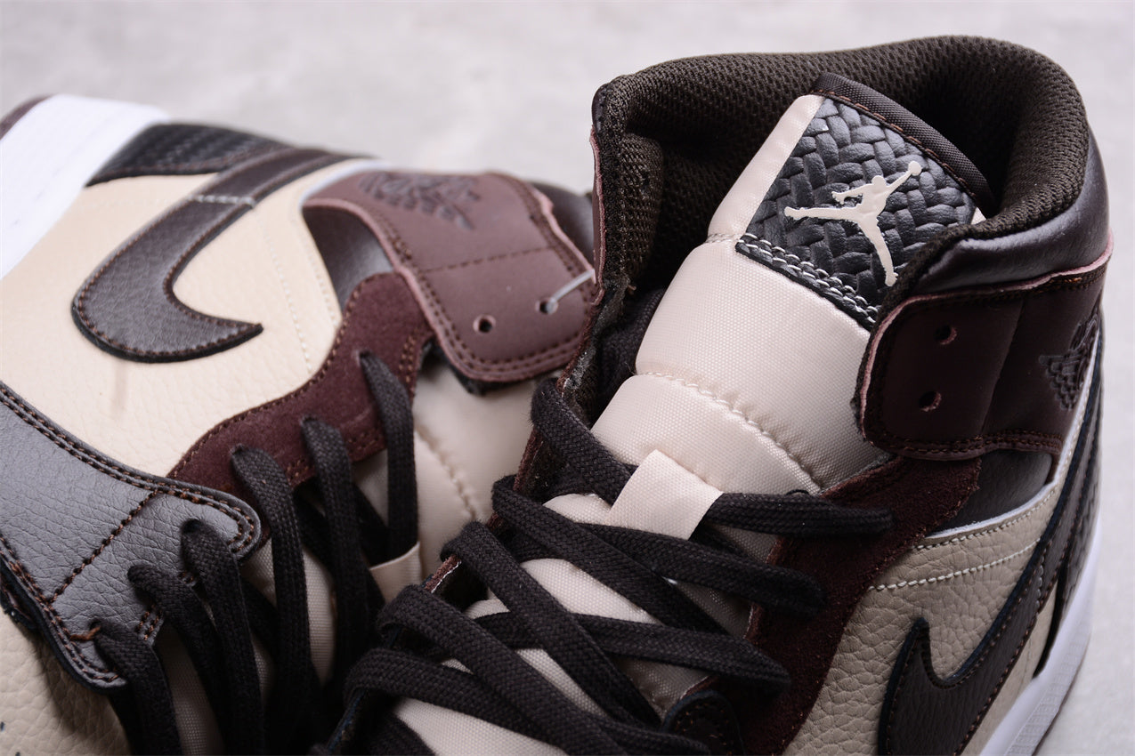 Air Jordan 1 AJ1 Mid - YMCA Brown