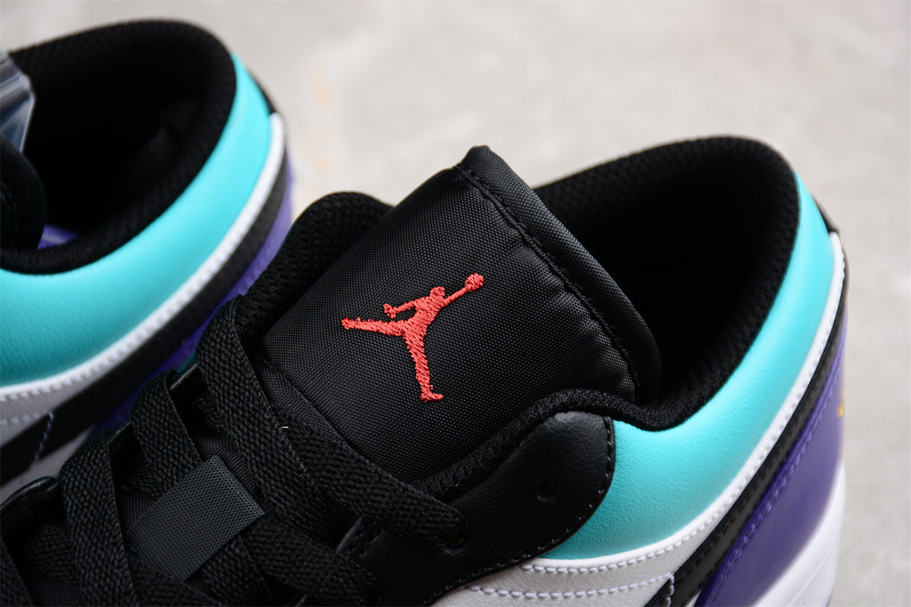 Air Jordan 1 AJ1 Low Aqua - Court purple