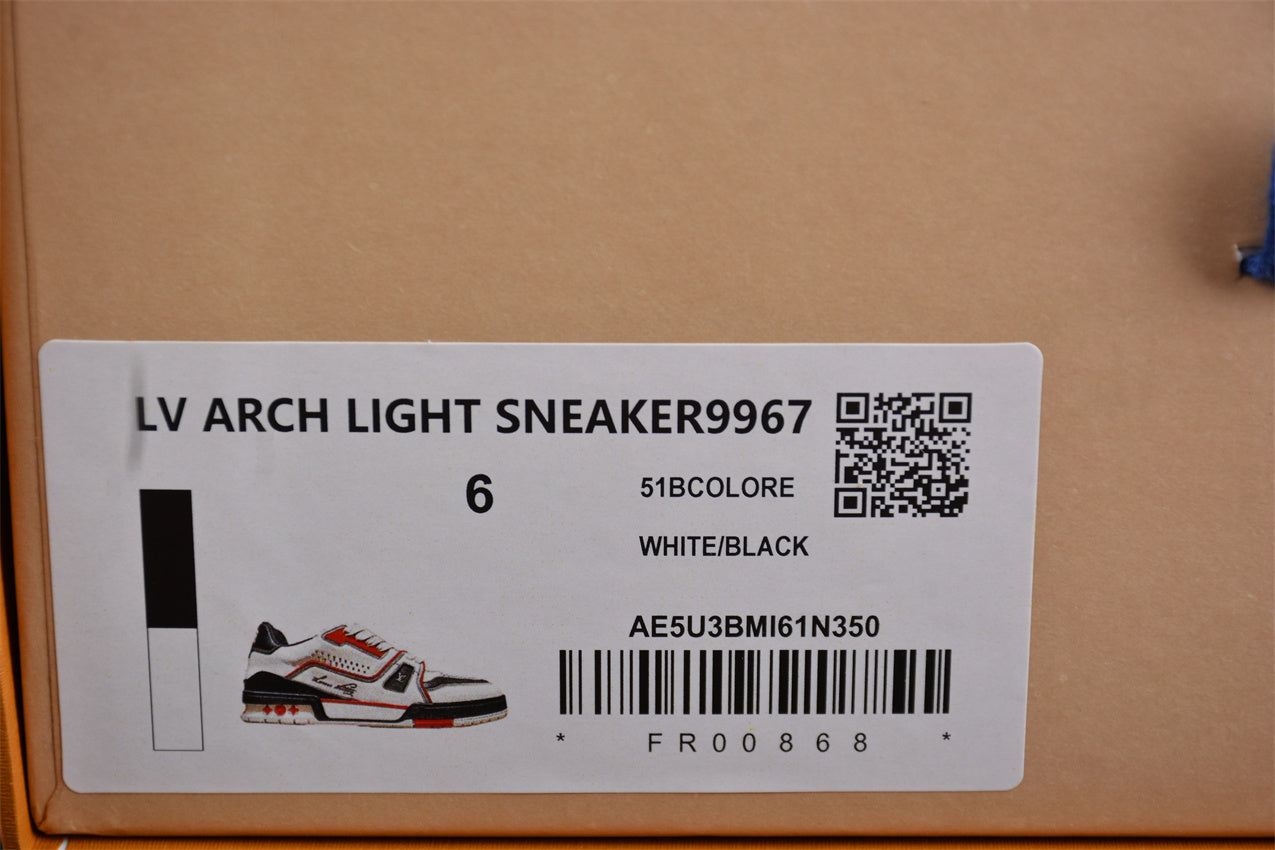 LouisVuitton Trainer - White/Red/Black