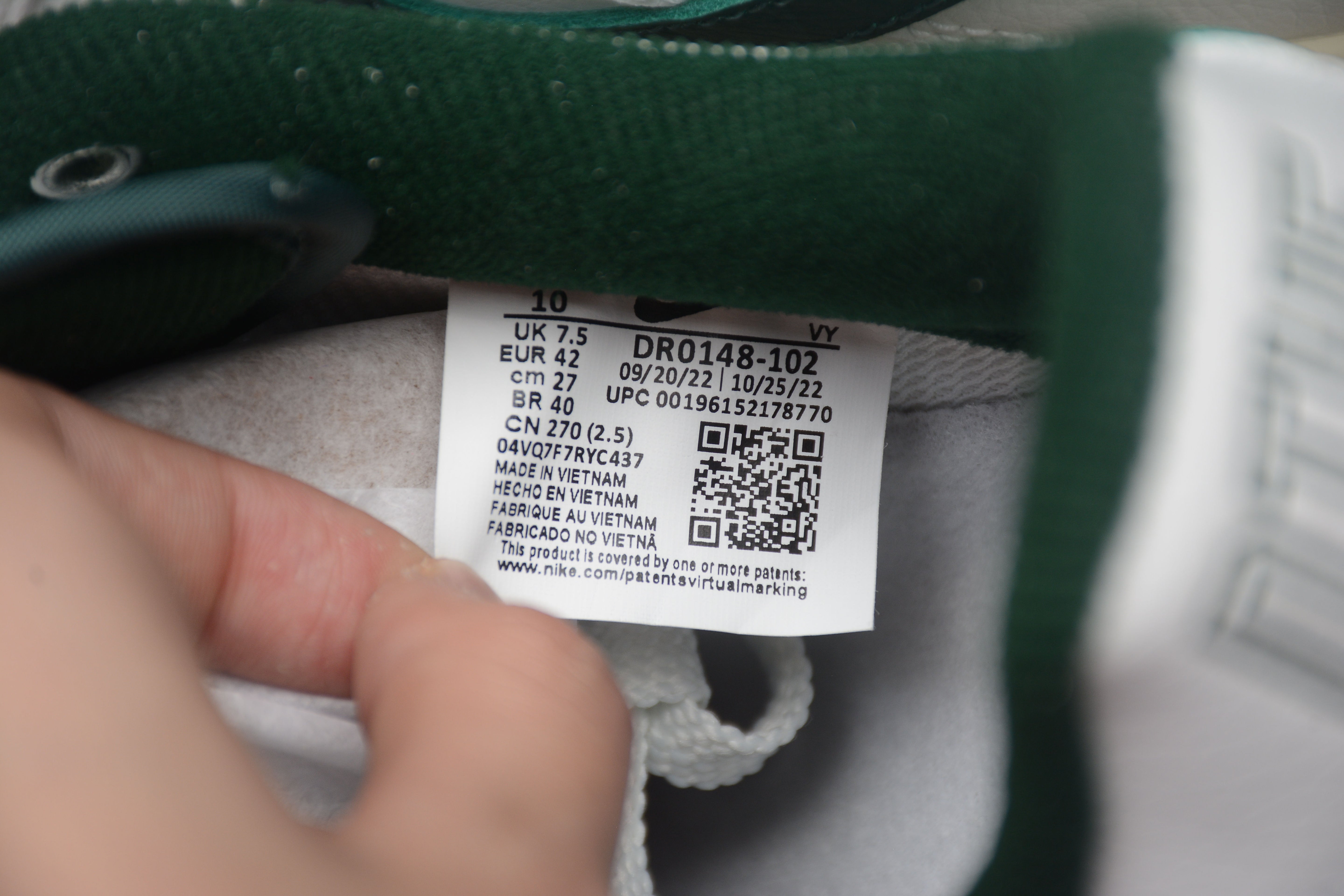 NikeUnisex Air Force 1 AF1 Low Command - Gorge Green