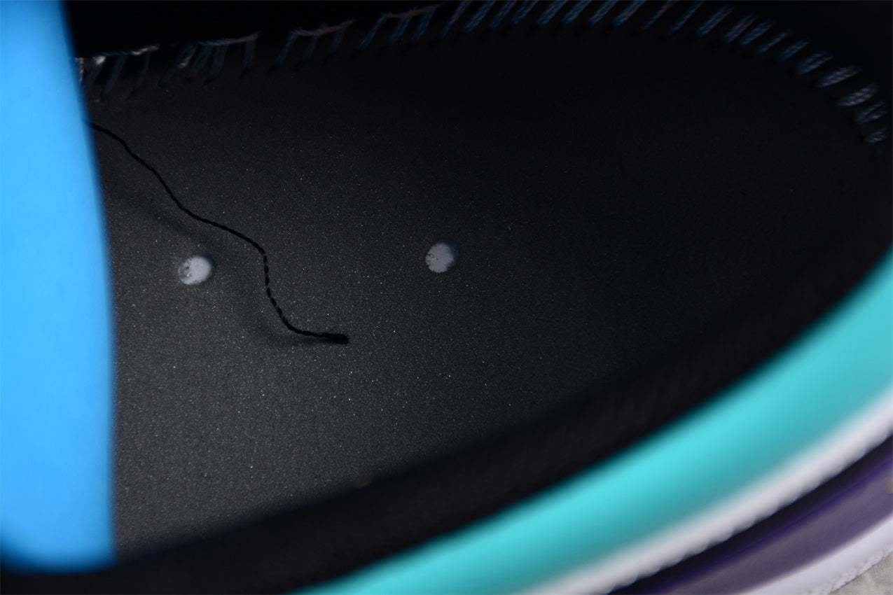 Air Jordan 1 AJ1 Low Aqua - Court purple
