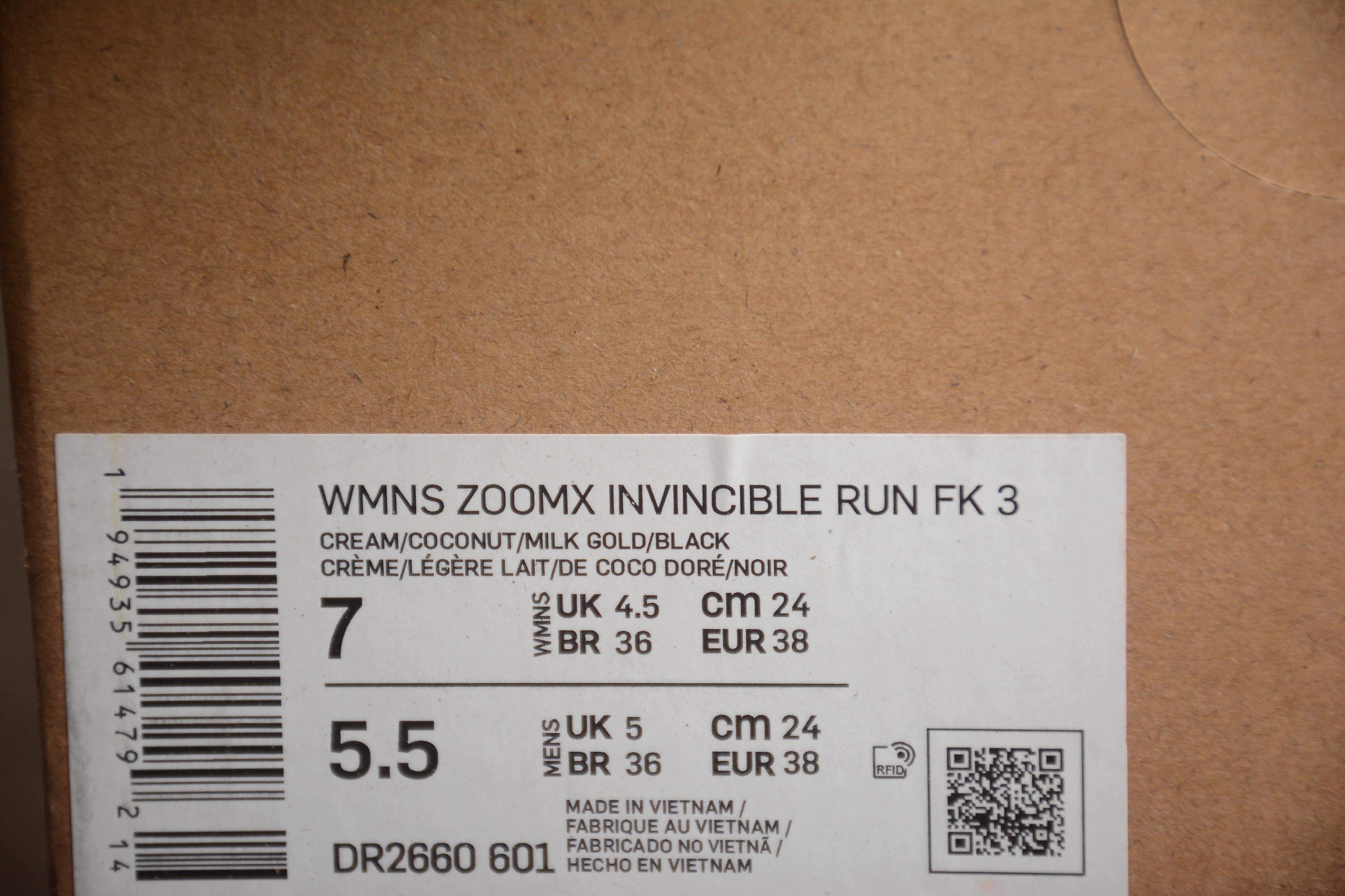NikeMens Zoom x Invincible Run Fk 3 - Pink