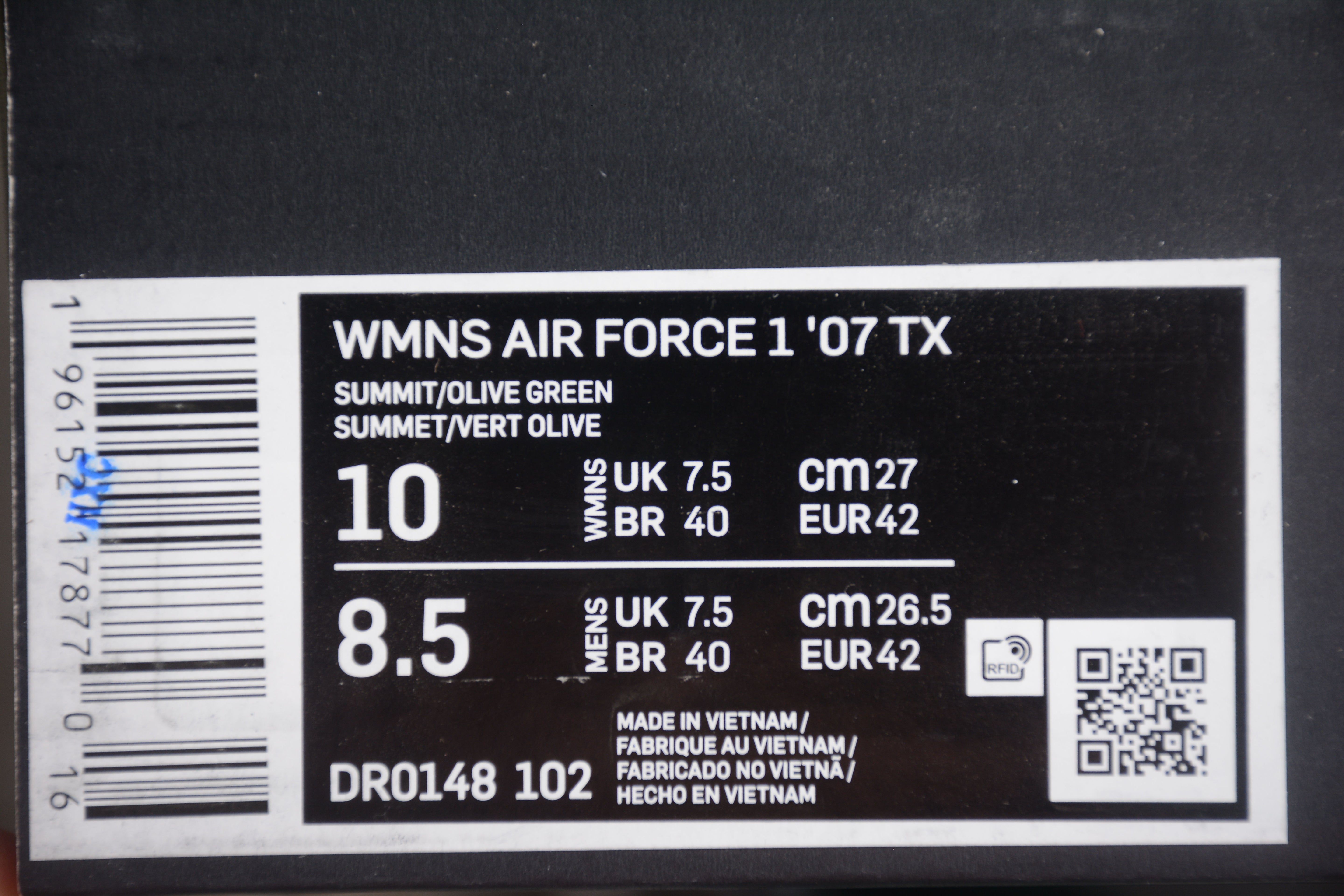 NikeUnisex Air Force 1 AF1 Low Command - Gorge Green