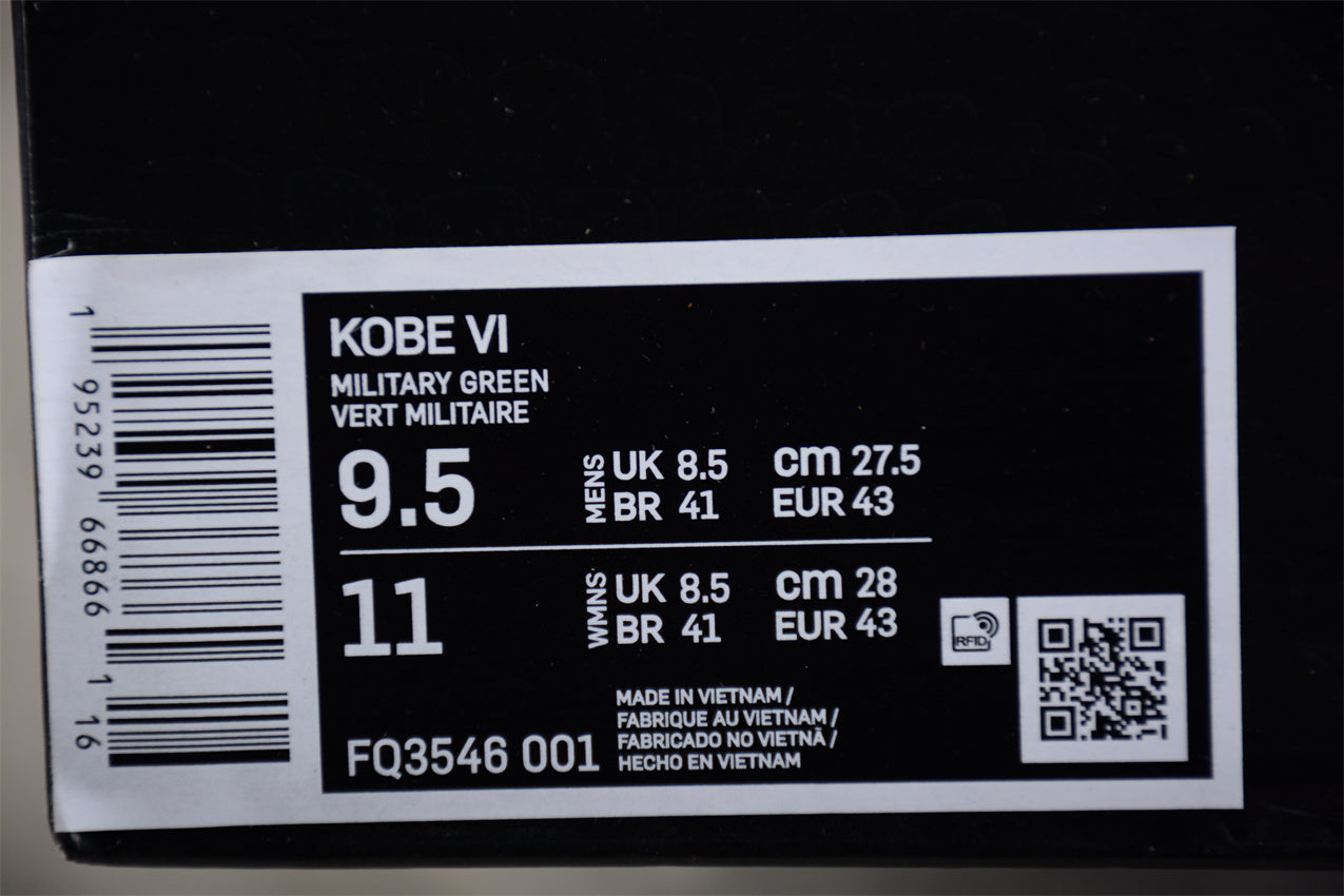 NikeUnisex Kobe 6 Protro - Italian Camo