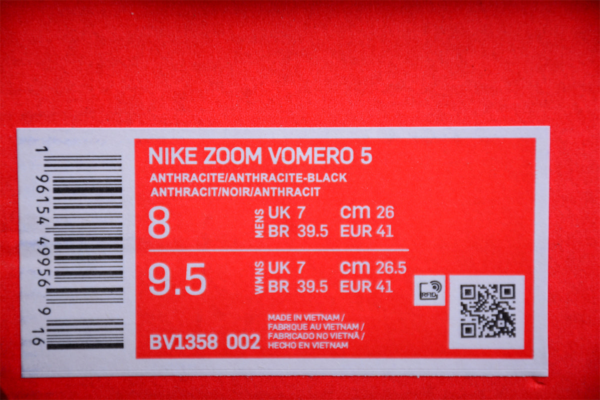 NikeMens Zoom Vomero 5 Anthracite - Black