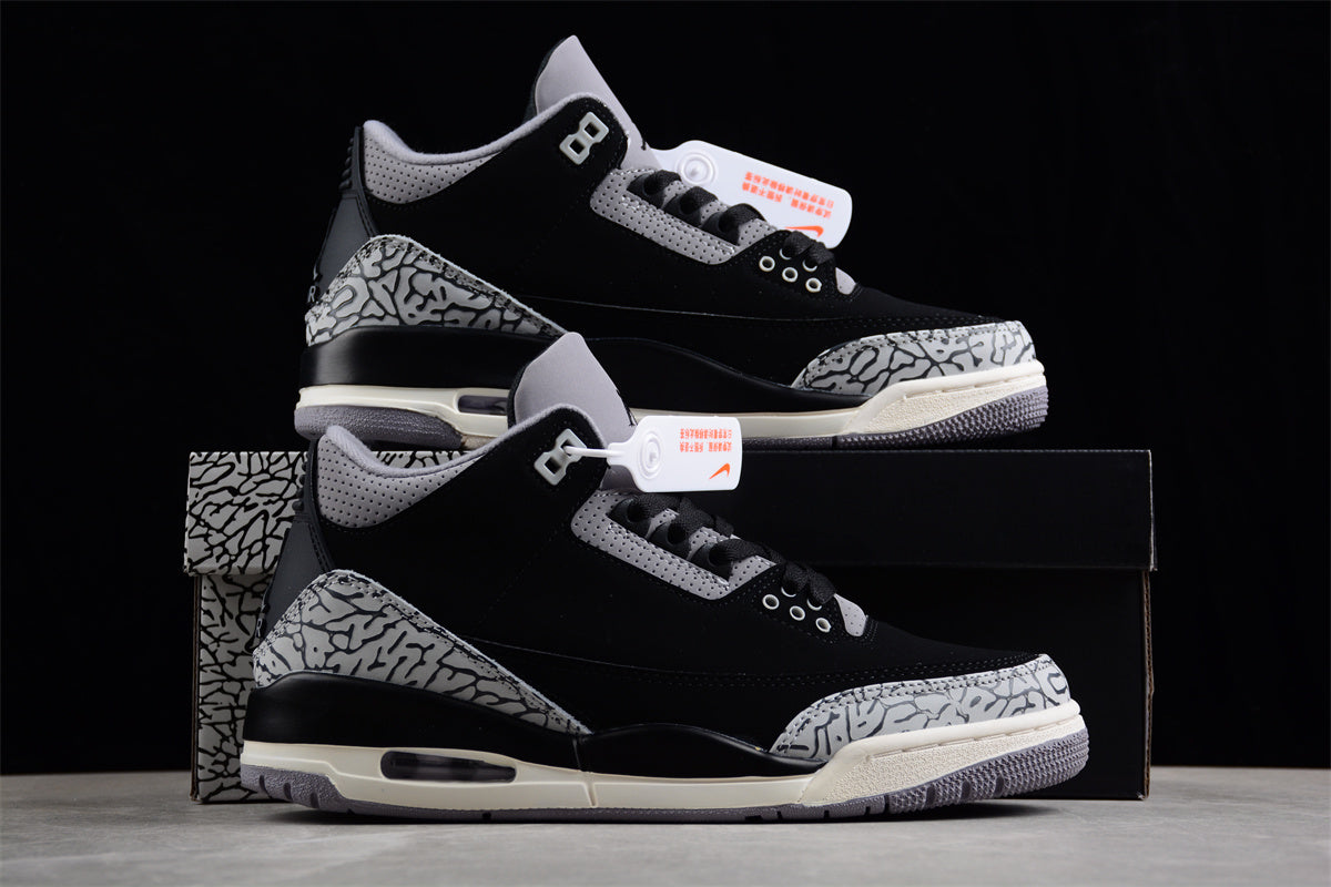 Air Jordan 3  AJ3 - Off Noir
