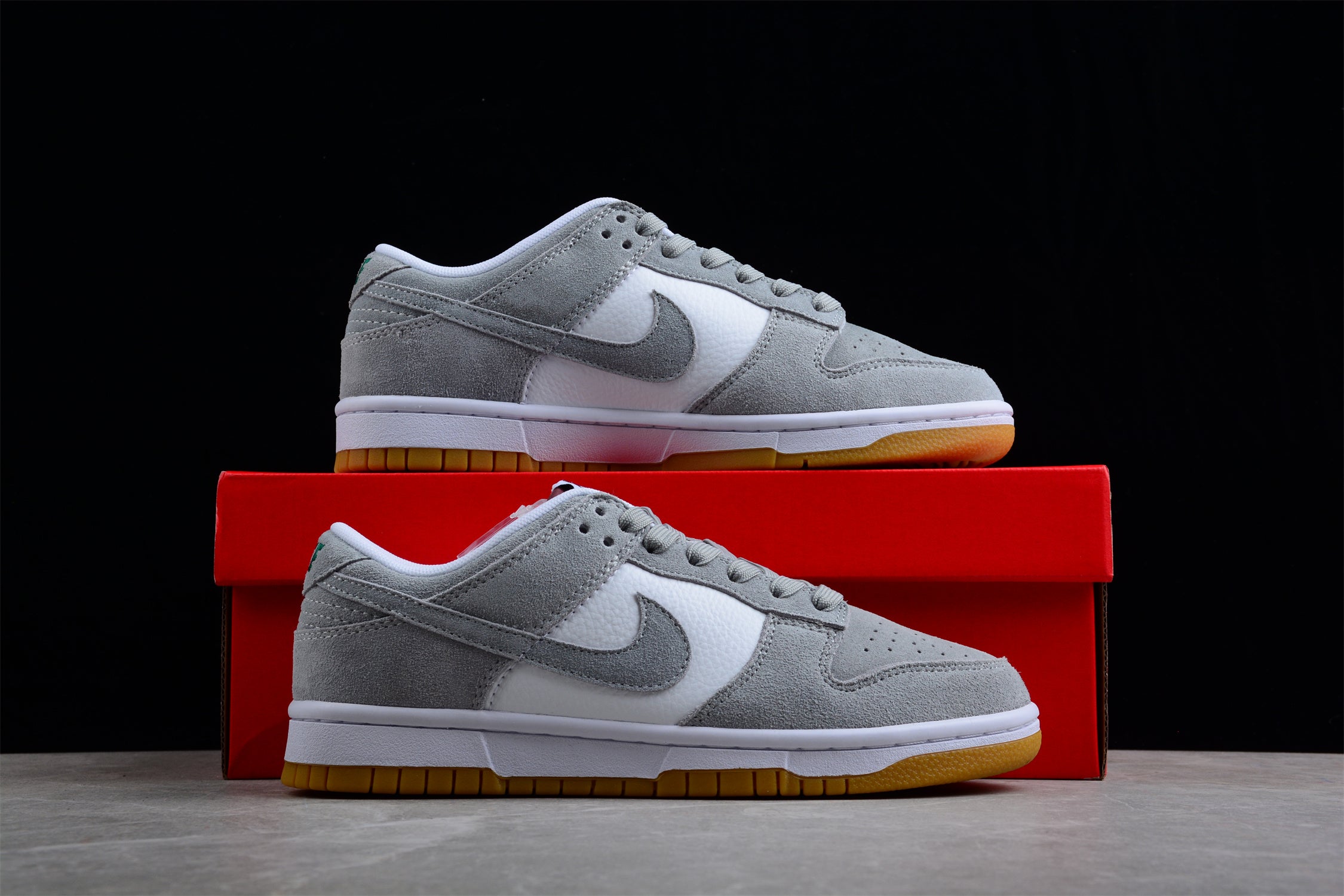 NikeMens Dunk Low - Smoke Grey Gum