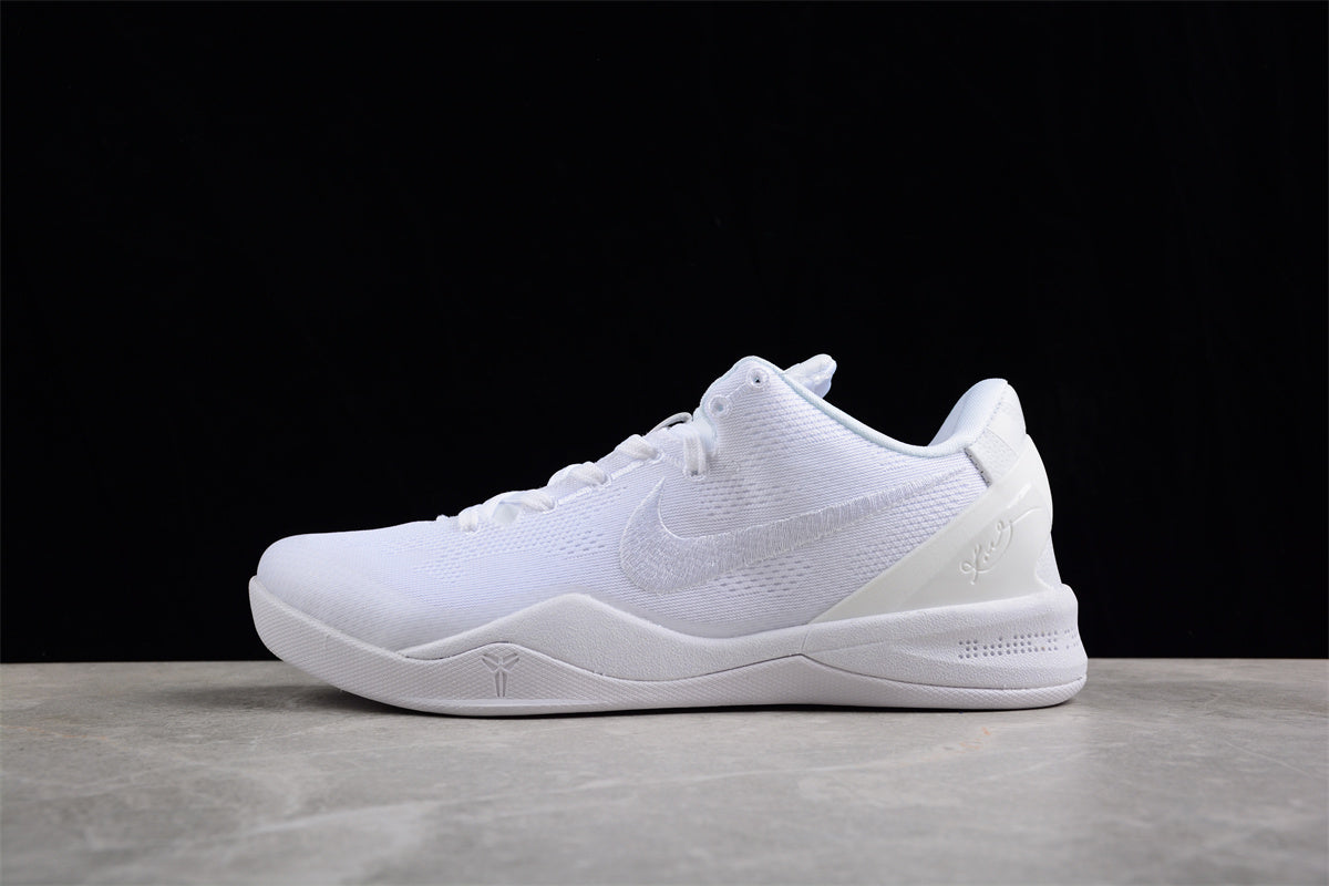 NikeMens Kobe 8 Protro - Triple White