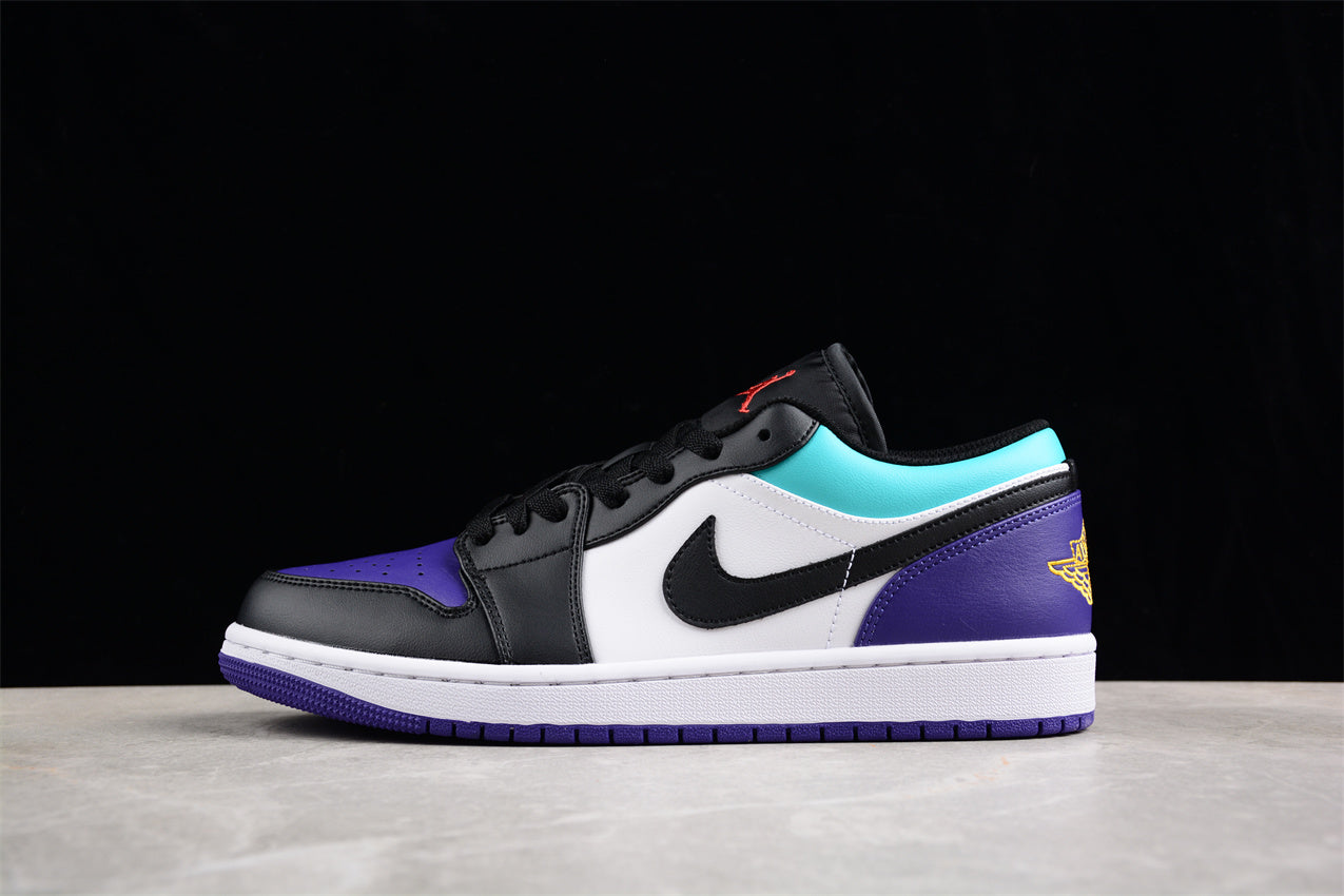 Air Jordan 1 AJ1 Low Aqua - Court purple