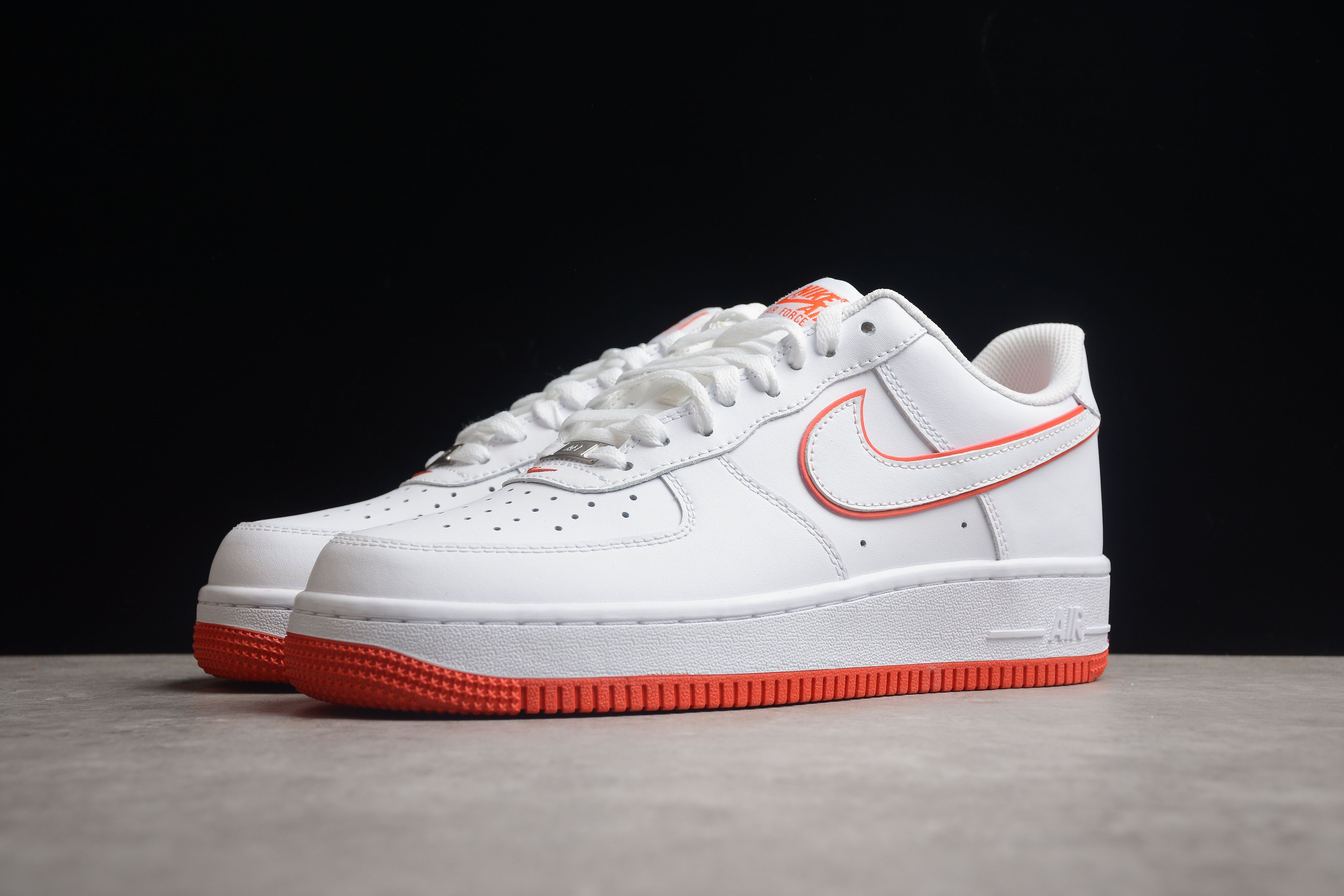 NikeUnisex Air Force 1 AF1 Low - White/Red