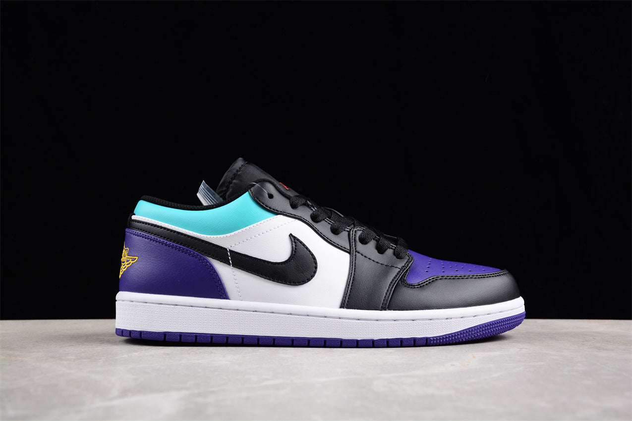 Air Jordan 1 AJ1 Low Aqua - Court purple