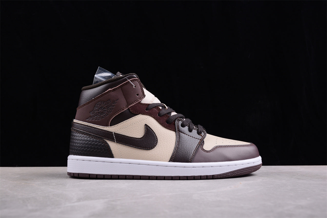 Air Jordan 1 AJ1 Mid - YMCA Brown