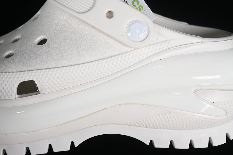 Unisex Crocs Mega Crush Clog - White