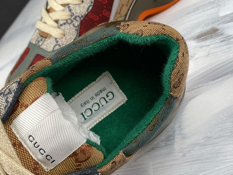 GucciUnisex GG Rhyton - "Beige-Brick Red"