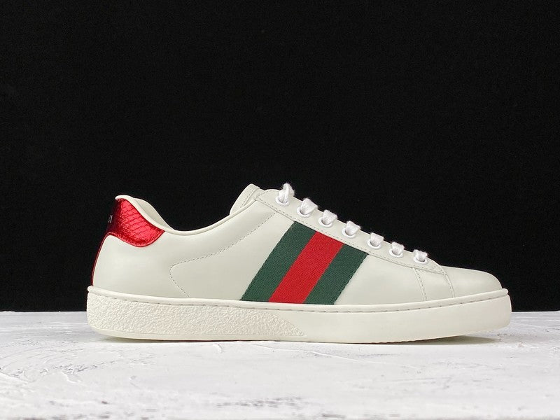 GUCCIWMNS Embroidered ace Bee - White