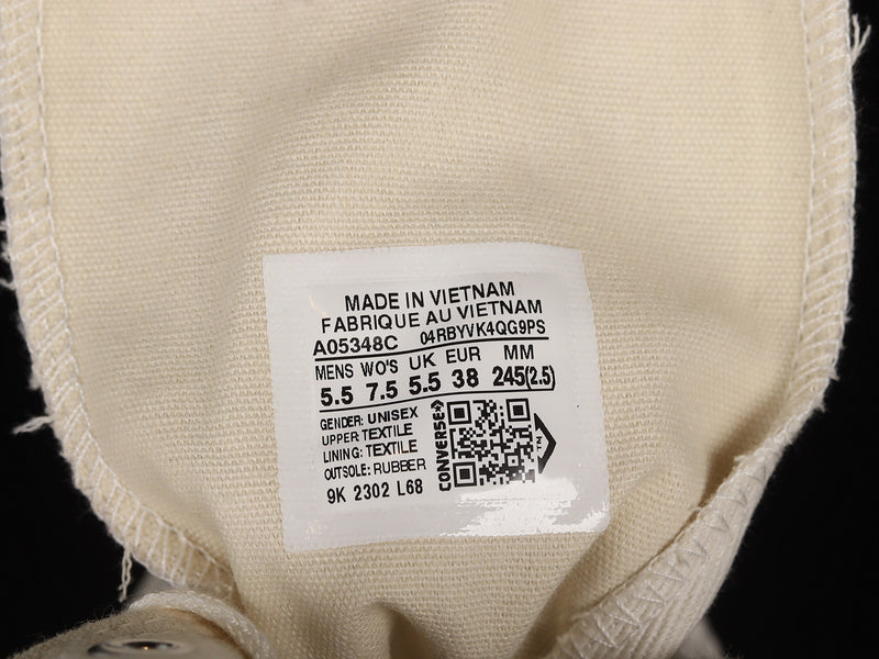 Unisex Converse Chuck 70 De Luxe Heel - White