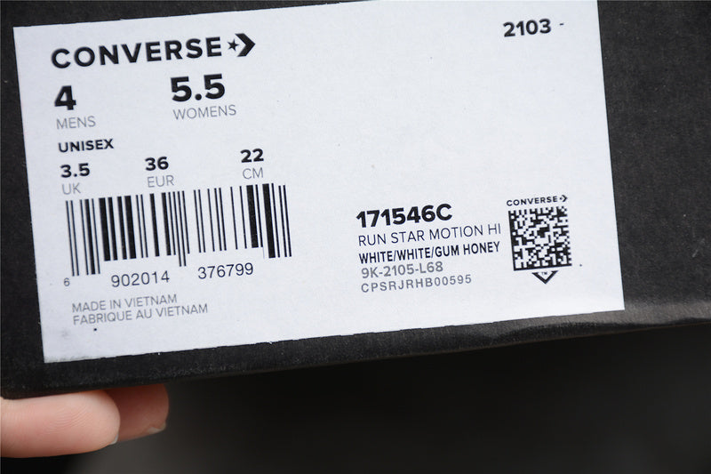 ConverseUnisex Run Star Motion - White