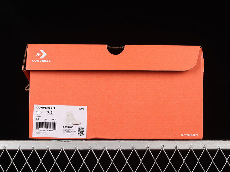 Unisex Converse Chuck 70 De Luxe Heel - White