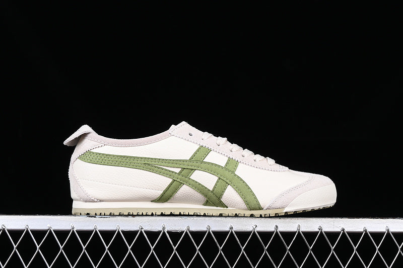 WMNS Onitsuka Tiger Mexico 66 - White/Olive Slipon