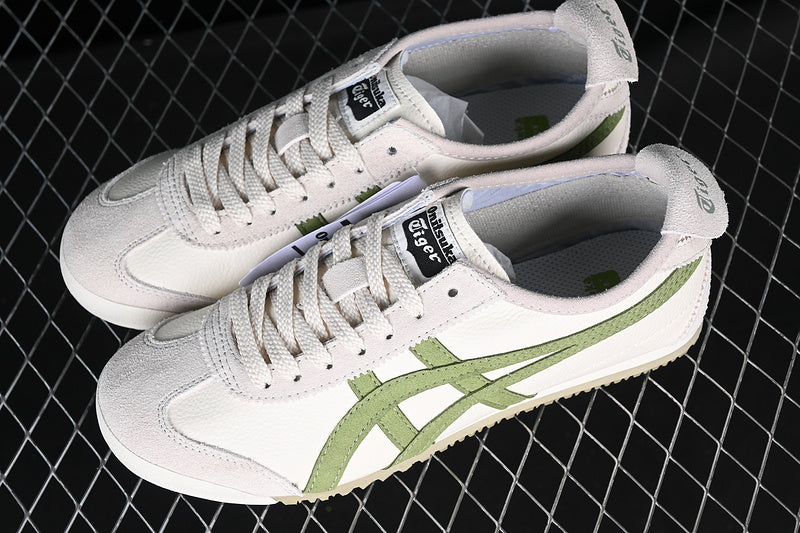 WMNS Onitsuka Tiger Mexico 66 - White/Olive Slipon