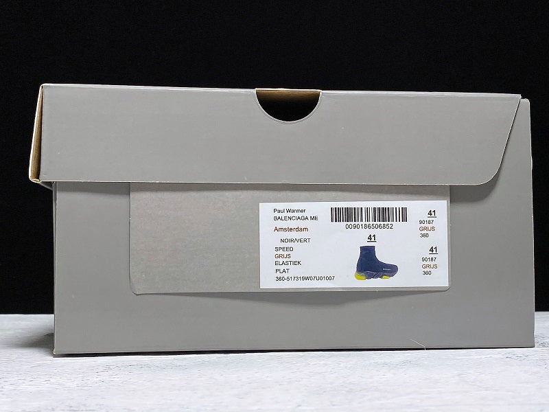 BalenciagaUnisex Speed Trainer Clear Sole - Neon