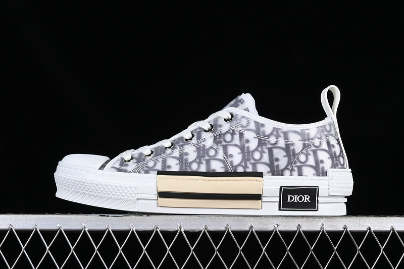 DiorUnisex b23 low top oblique -  White