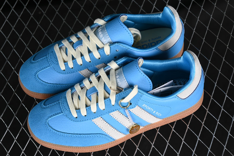 Sporty & Rich x adidasMens Samba - Blue