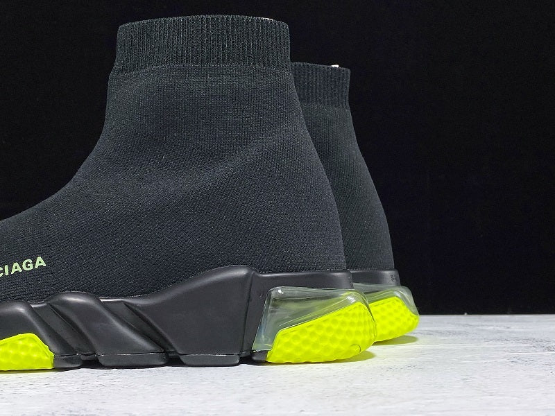 BalenciagaUnisex Speed Trainer Clear Sole - Neon