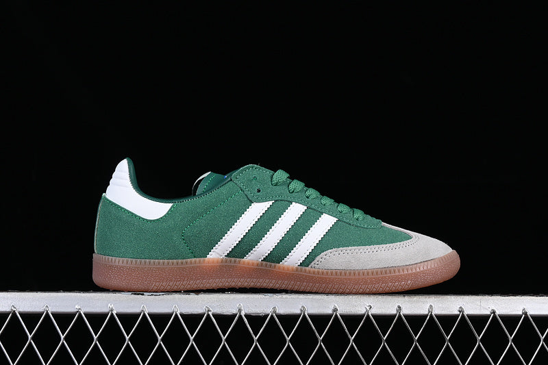 adidasMens Samba Vegan - Grey/Green