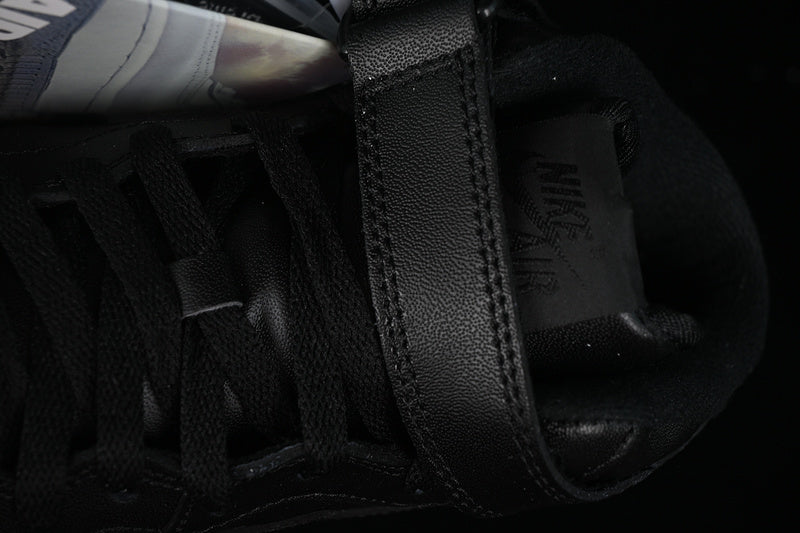 Supreme x NikeUnisex Air Force 1 AF1 Mid - All Black