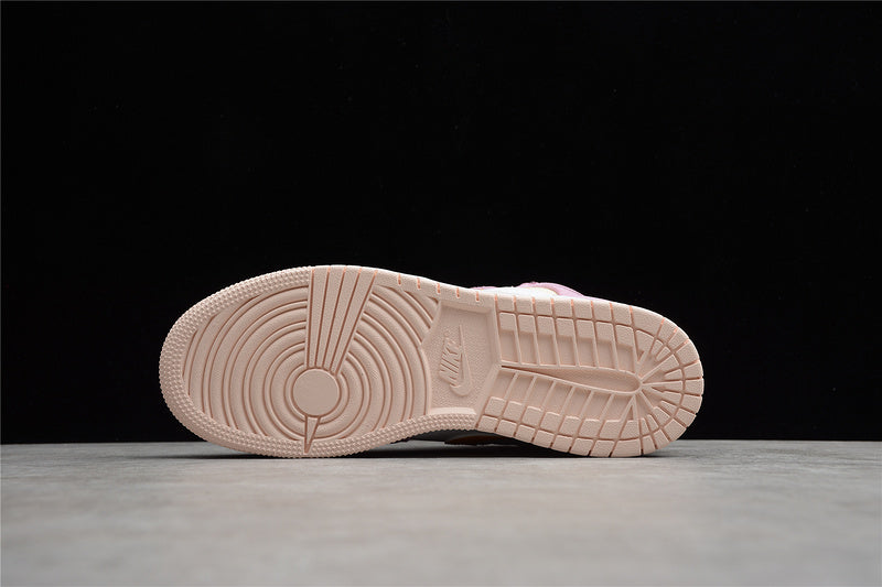 WMNS Air Jordan 1 AJ1 Mid Light - Arctic Pink