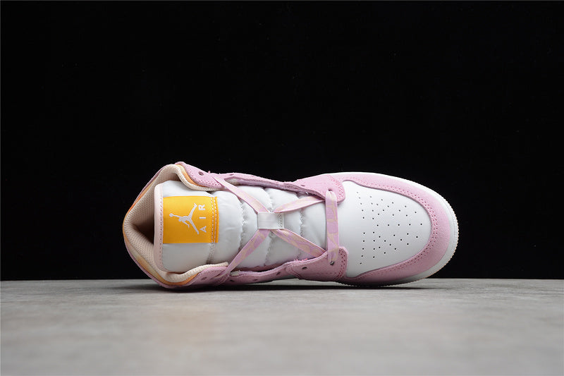 WMNS Air Jordan 1 AJ1 Mid Light - Arctic Pink