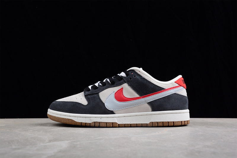 NikeSB Dunk 85 Low Cut Double Swoosh - GREY/RED