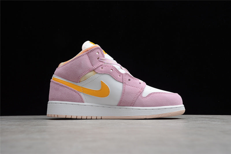 WMNS Air Jordan 1 AJ1 Mid Light - Arctic Pink