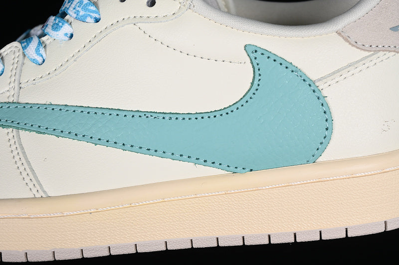 Air Jordan 1 AJ1 Low x Travis Scott - Tiffany Cream