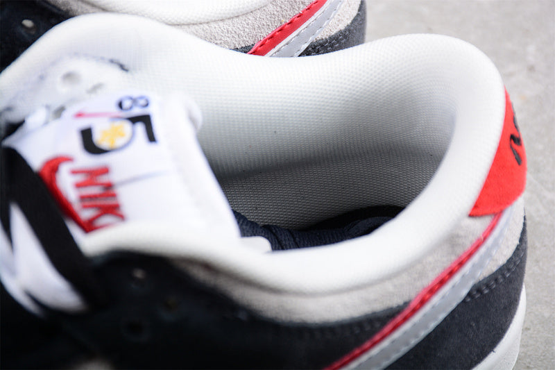 NikeSB Dunk 85 Low Cut Double Swoosh - GREY/RED