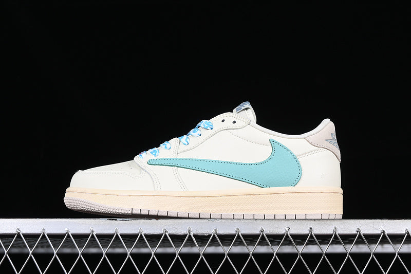 Air Jordan 1 AJ1 Low x Travis Scott - Tiffany Cream