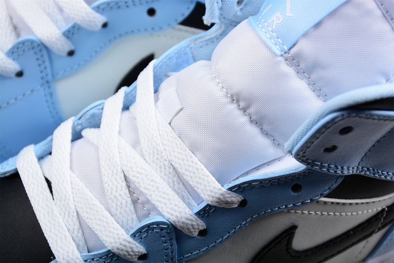 Unisex Air Jordan 1 AJ1 Mid - Ice Blue