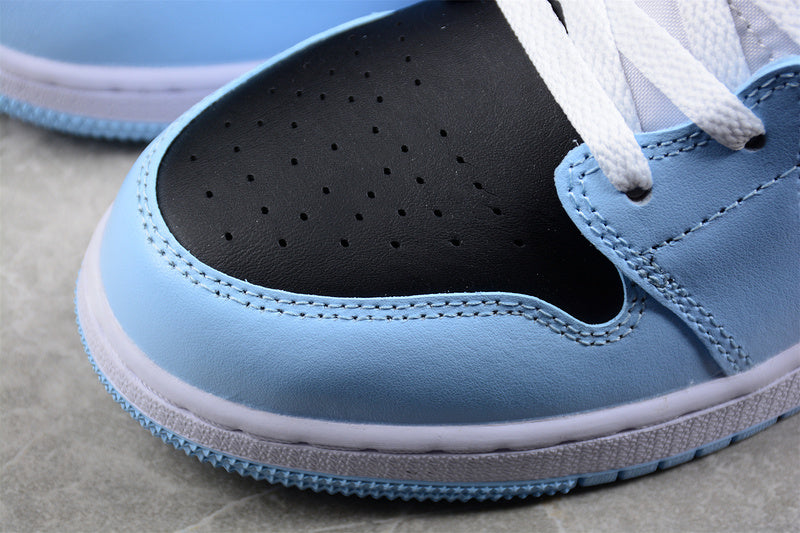 Unisex Air Jordan 1 AJ1 Mid - Ice Blue