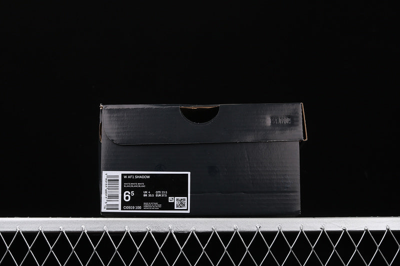 NikeUnisex Air Force 1 AF1 Shadow - White