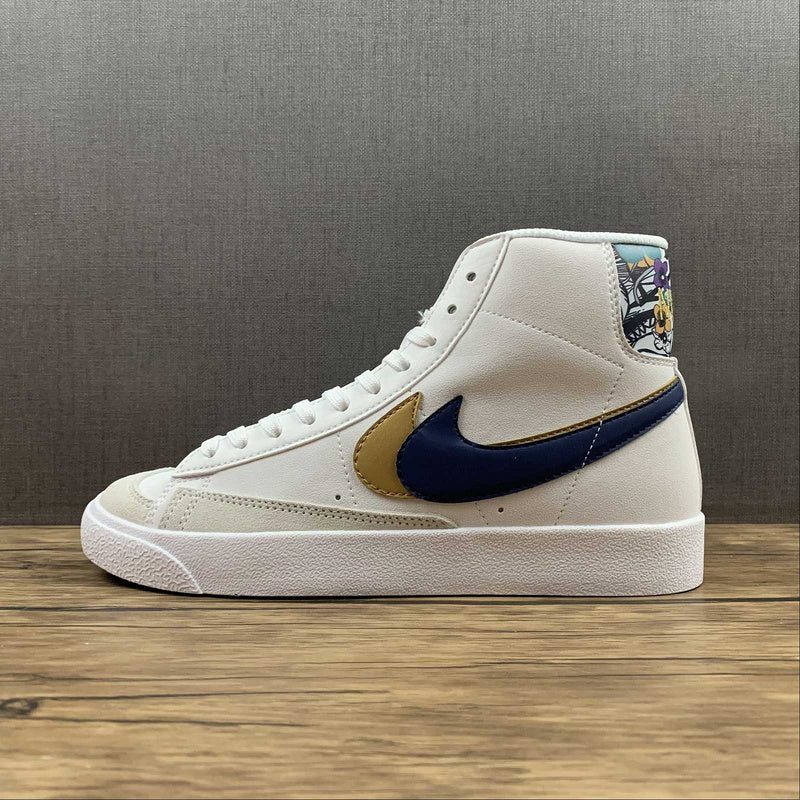 NikeMens Blazer Mid 77 - White Blue Void