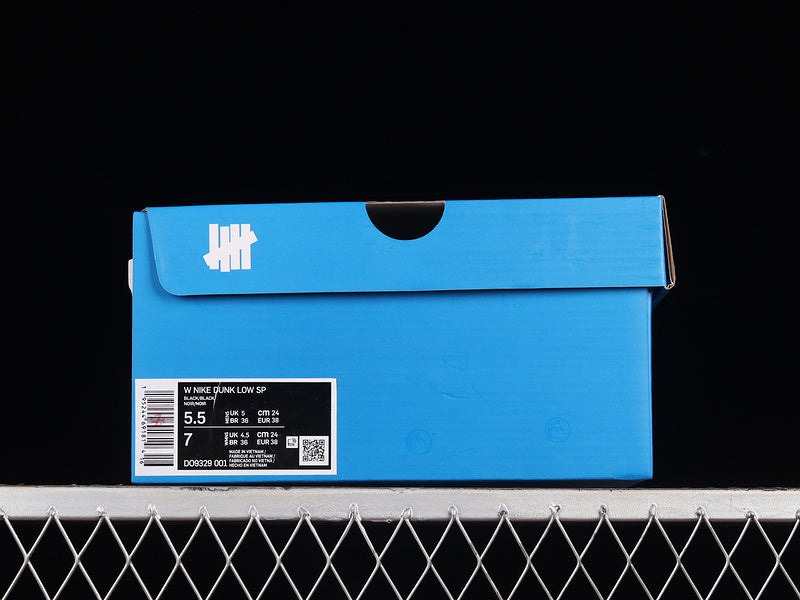 NikeMens Dunk Low x Undefeated - Black