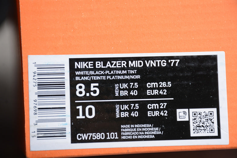 NikeMens Blazer Mid 77 Sketch - Black