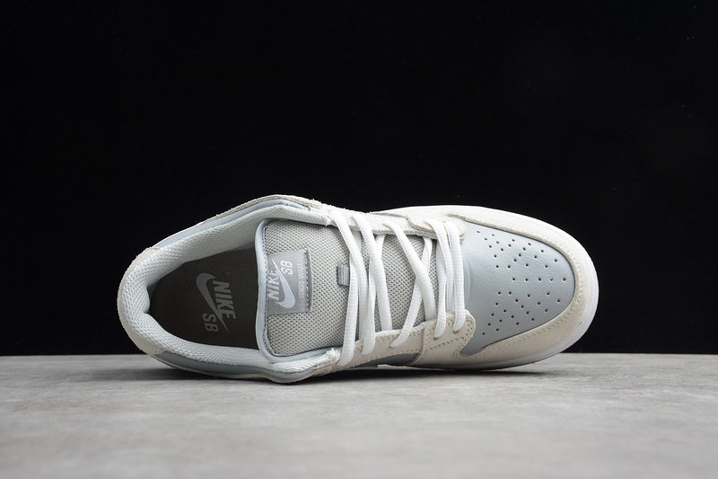 NikeMens SB Dunk Low - Summit White/Wolf Grey
