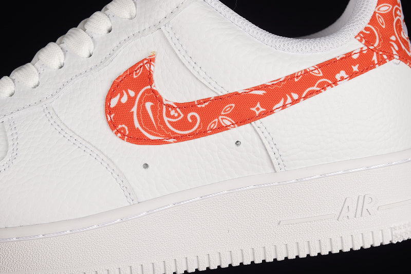 NikeUnisex Air Force 1 AF1 Low - Orange Paisley