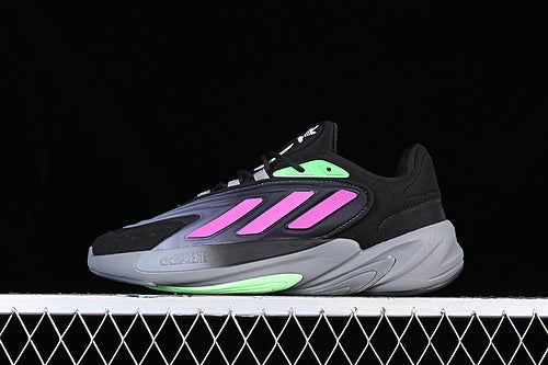 adidasUnisex Ozelia - Black Purple/Screaming Green