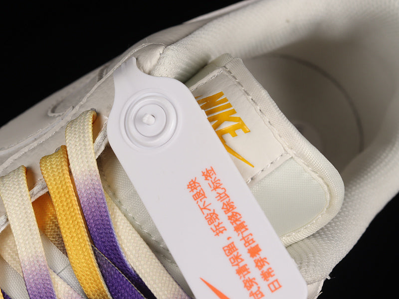 NikeUnisex Air force 1 AF1 low - purple/yellow