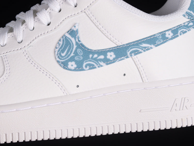 NikeUnisex Air Force 1 Low AF1 Paisley - Worn Blue